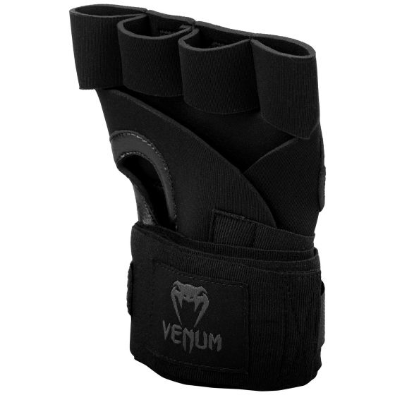Venum Kontact Gel Glove Wraps - Black/Black