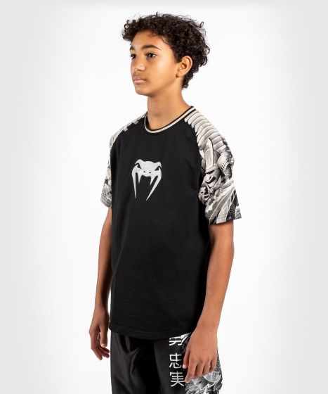 Venum YKZ21 Kids T-shirt – Black/White
