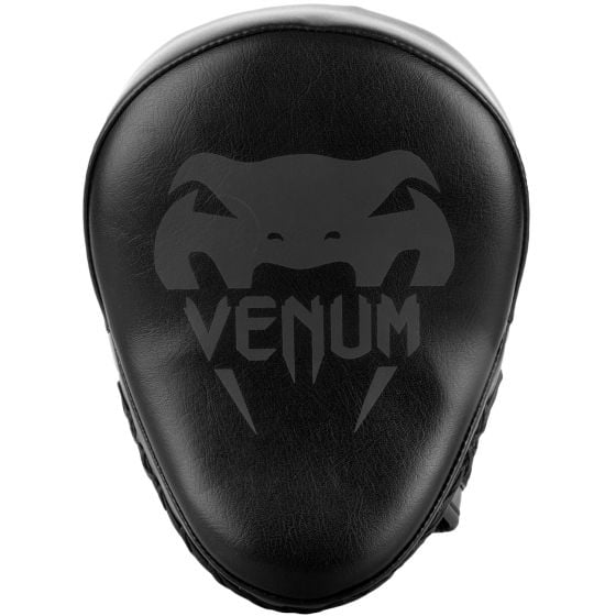 Venum Light Focus Mitts - Black/Black (Pair)