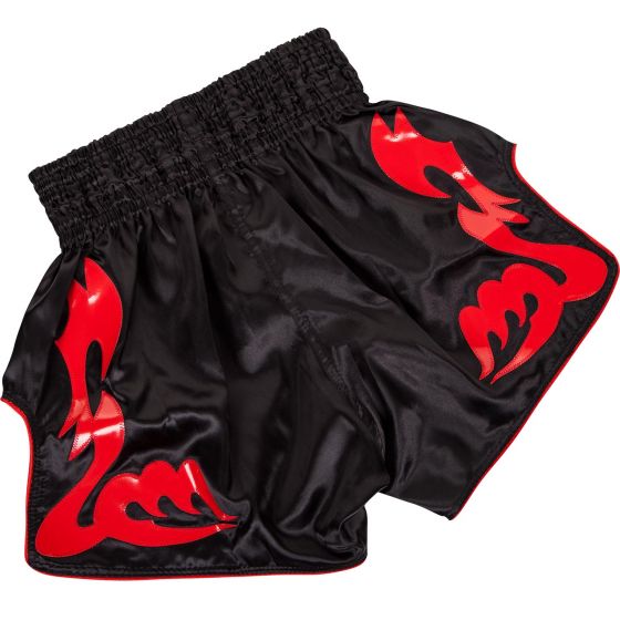 Pantaloncini da Muay Thai Venum Bangkok Inferno - Rosso/Diavolo
