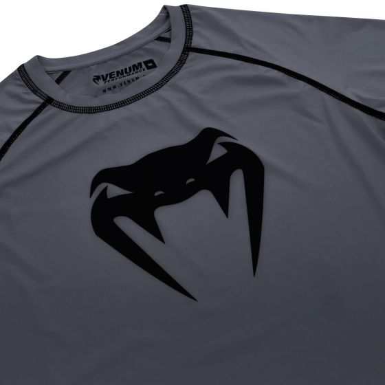 Venum Contender 3.0 Compression T-shirt - Long Sleeves - Heather Grey/Black