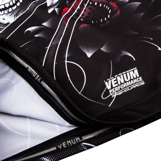 Venum Samurai Skull Rashguard - Long Sleeves - Black