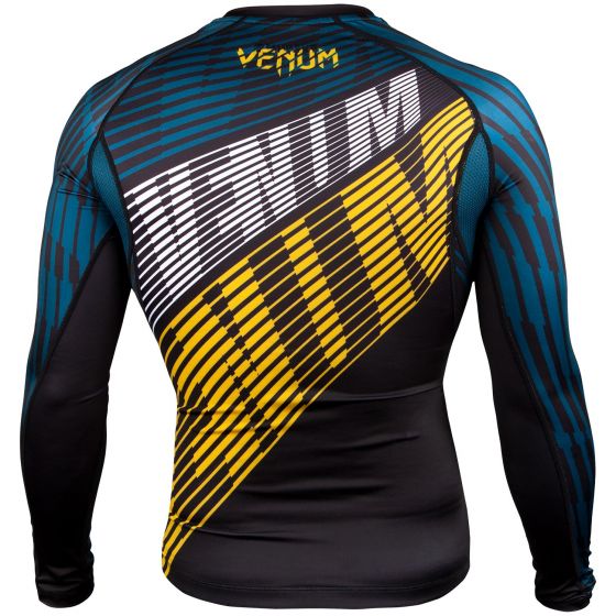 Venum Plasma Rashguard - Long Sleeves - Black/Yellow