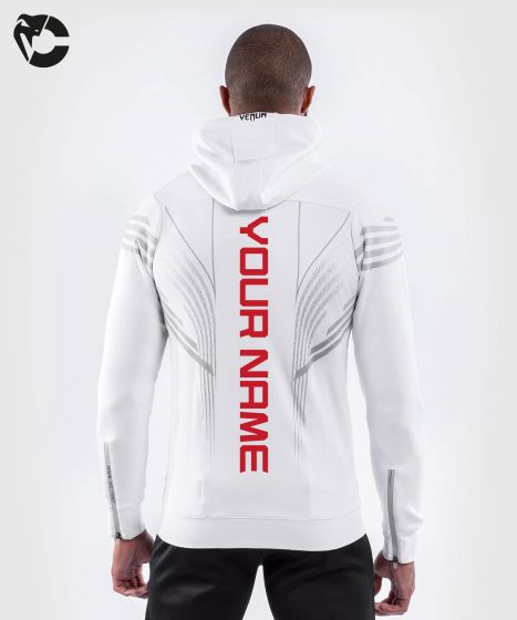 Sweatshirt à Capuche Homme Personnalisé UFC Venum Authentic Fight Night - Blanc