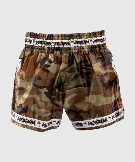 Pantalones cortos Venum Muay Thai Parachute - Camuflaje bosque