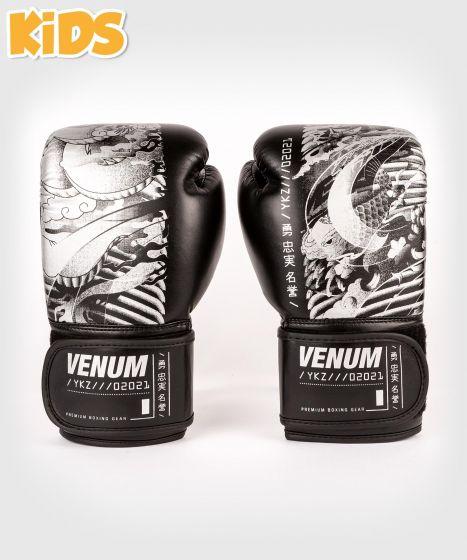 Venum YKZ21 Boxing Gloves - For Kids - Black/White