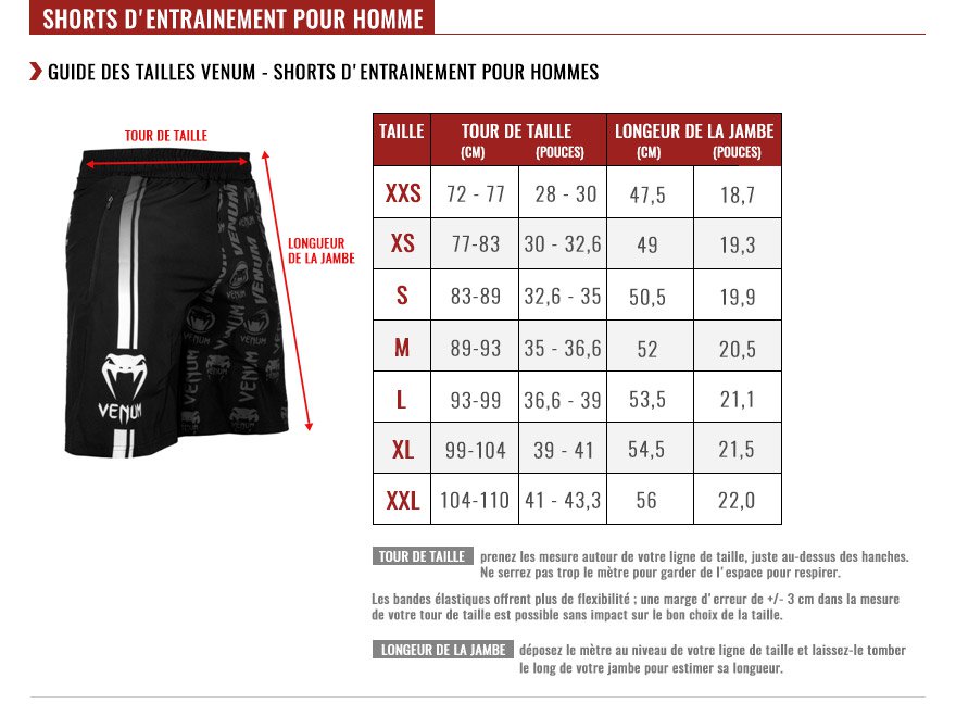 adidas guide des tailles homme